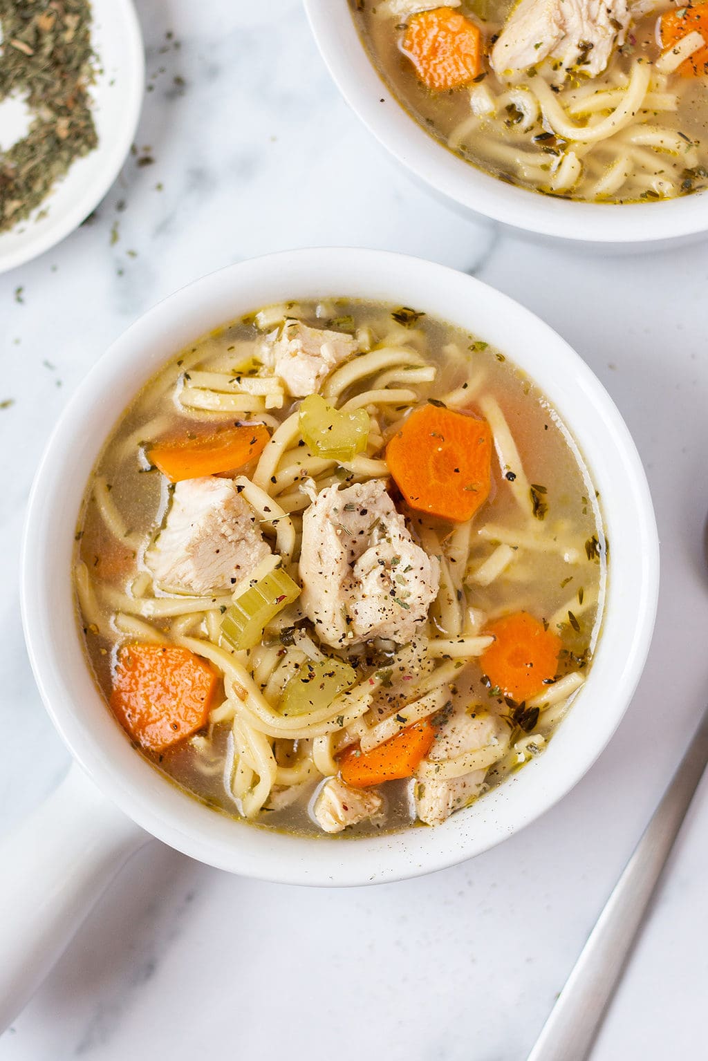 Chunky Chicken Noodle Soup - Easy Cheap Recipes